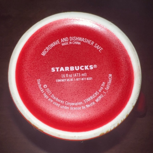 Starbucks 2021 XL Tall Holiday Seasonal Christmas Mug 16 fl oz. - Picture 3 of 3